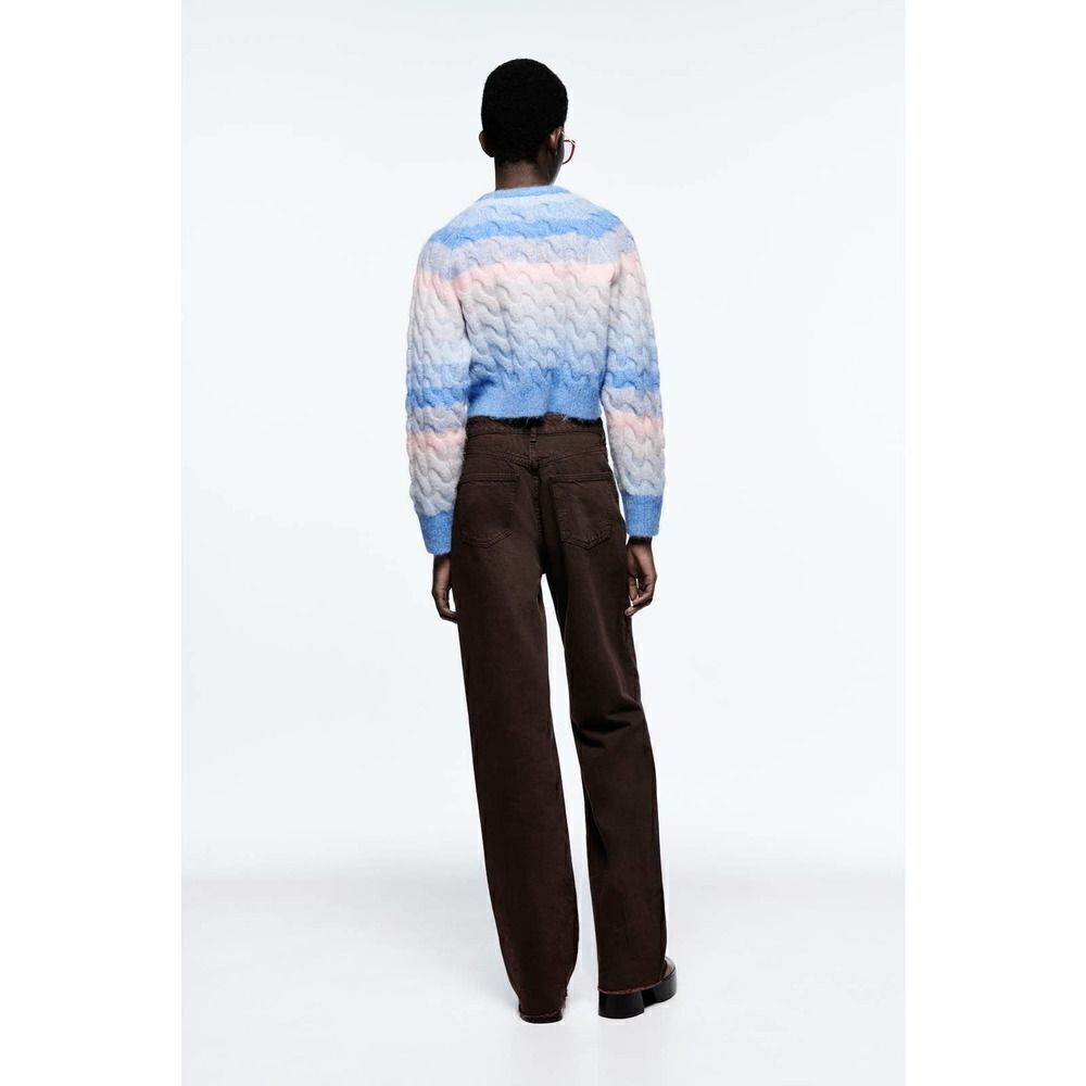 ZARA Cable-Knit Jacket - Picture 8 of 9